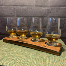 Load image into Gallery viewer, Glencairn Glass 4 Dram Whisky Flight Tray