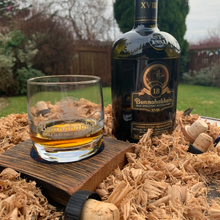 Load image into Gallery viewer, Whisky Bottle Oak Stave Coaster