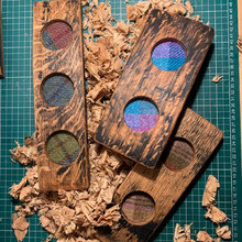 Load image into Gallery viewer, Handcrafted Whisky Flight Boards from Oak Whisky Staves