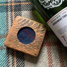 Load image into Gallery viewer, Whisky Coaster for Glencairn Glass with Harris Tweed Insert