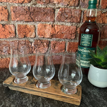 Load image into Gallery viewer, 3 Dram Whisky Tray from Oak Whisky Staves