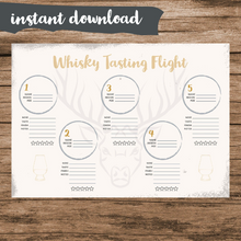 Load image into Gallery viewer, Whisky Tasting Mat (PDF) Digital Download - Instant Whisky Tasting Mat
