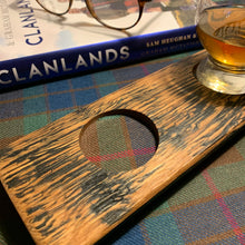 Load image into Gallery viewer, 2 Dram Whisky Flight Tray with or without Glencairn Glasses
