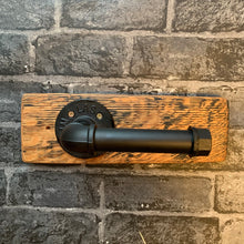 Load image into Gallery viewer, Wall Mounted Whisky Stave Toilet Roll Holder
