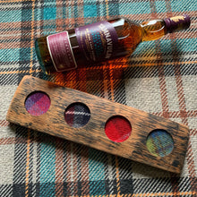 Load image into Gallery viewer, Whisky Flight Board for Four Whiskies
