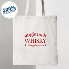 Load image into Gallery viewer, &#39;Living the Dram&#39; Canvas Tote Bag
