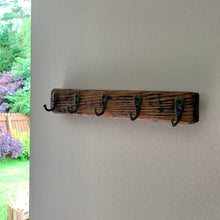 Load image into Gallery viewer, Key Hooks on Genuine Recycled Whisky Stave
