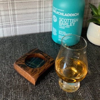 Whisky Coaster from Retired Oak Whisky Staves